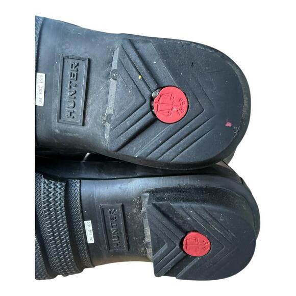 Hunter Original Tall Knee High Black Rain Boot Women size 10 - Picture 10 of 12